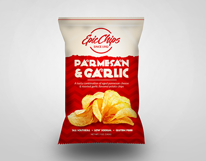 Epic Chips Concept Package Design