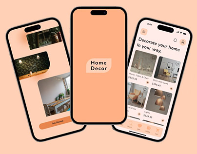 Home Decor App UI DESIGN