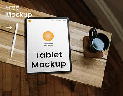 Free Big Tablet Mockup
