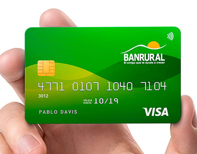rediseño tarjeta de débito Banrural