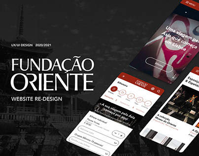 Fundação Oriente Homepage Re-Design