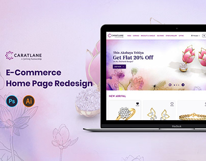 Ecommerce homepage design