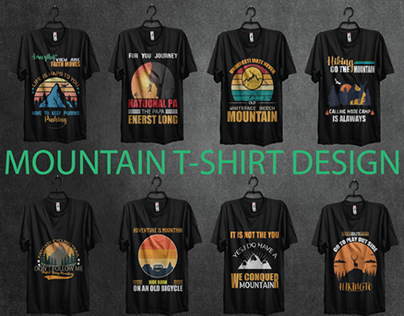 Custom Mountain T-shirt Design
