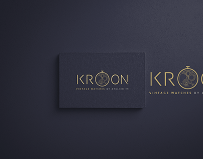 Kroon watches logo design