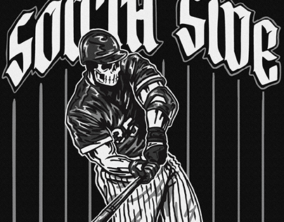 SOUTH SIDE White Sox Skeleton