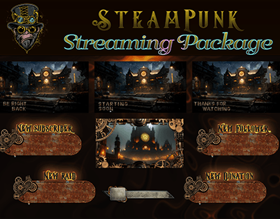 Steampunk Streaming Package