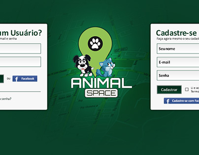 Animal Space - Logo and Web Site Layout