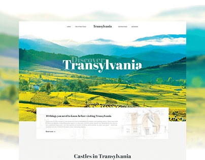 Discover Transylvania Travelling website