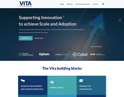 Innovation Website and Implementation in WP