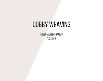 Dobby Weaving