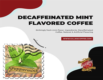 Decaffeinated Mint Flavored Coffee