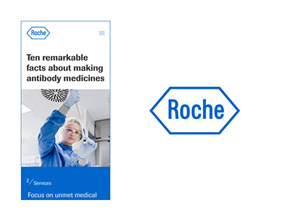 Roche. New Official Website. Concept.