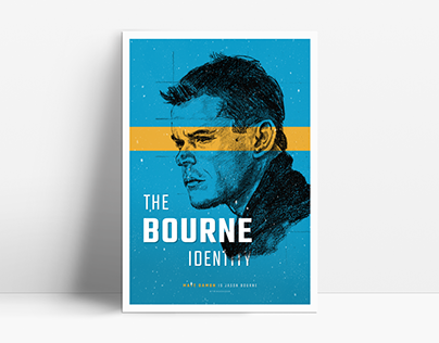 Movie poster of the Bourne Identity