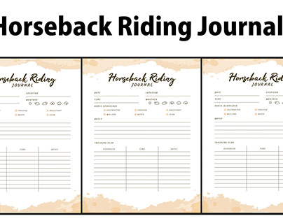 Horseback Riding Journal