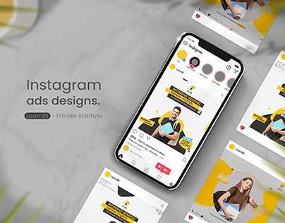 LearnIN - Instagram ads designs