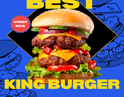 🍔 Behold the Burger Royalty: King Burger's Culinary.