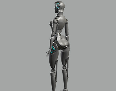 Female 3D Robot