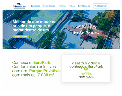 Website Euroamérica Construtora
