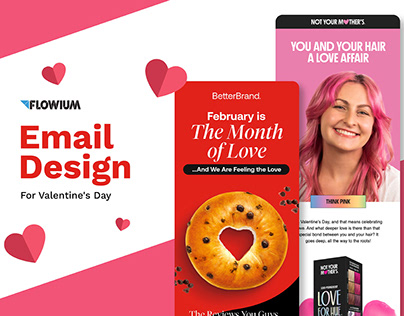 Email Design For Valentine's Day | Flowium