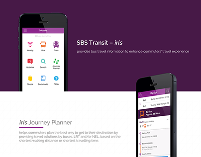 SBS Transit iris mobile app overhaul