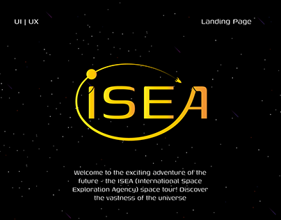 Landing page "ISEA planetarium" by Ivan Proskurin