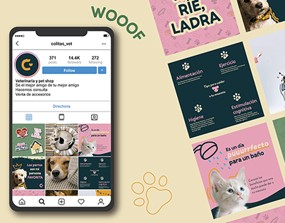 Colitas veterinaria | Branding & social media