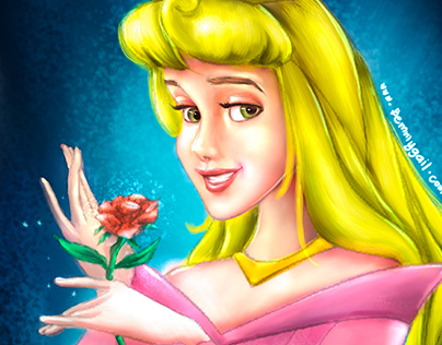 Princess Aurora Digital Painting