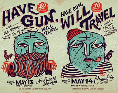 HAVE GUN, WILL TRAVEL - 10 Year Anniversary Poster