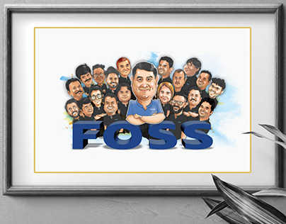 Illustration Digital Art for FOSS India by SenseBite