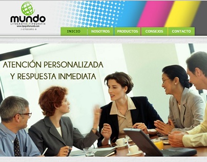 Sitio Web tipografiamundo.com