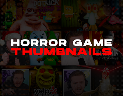 Horror Game Thumbnails