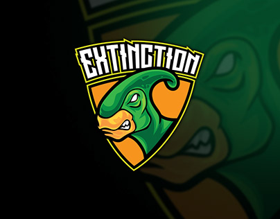 Dino Extinct Esport Logo