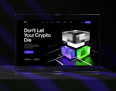 Digital Blockchain Trust - Premium Website Design