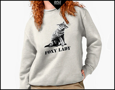 Foxy lady concept prints