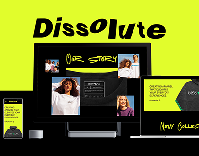 DISSOLUTE - Website Design