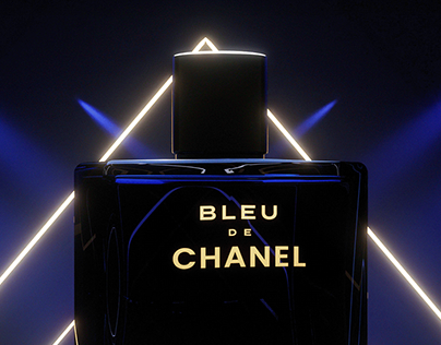 3d Modeling - Advertising Perfume Bleu de Chanel