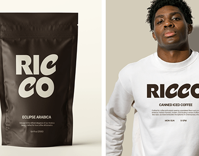 Ricco Iced Coffee Brand | Brand Identity