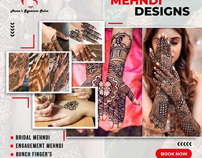 Henna/Mehndi Social Media Post for Beauty Salon