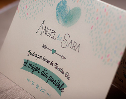 Invitación de boda Angel & Sara