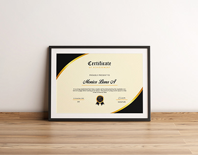 Certificate Design