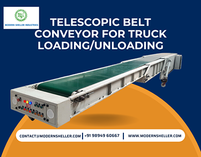 Leading Manufacturer of Telescopic Belt Conveyor