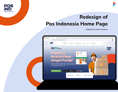 Redesign of Pos Indonesia Home Page