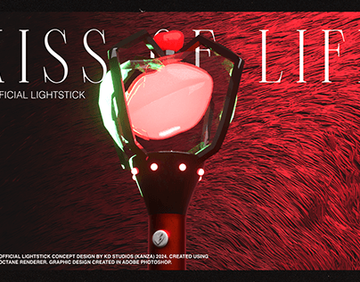 Project thumbnail - KISS OF LIFE - UNOFFICIAL 3D LIGHTSTICK CONCEPT DESIGN