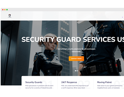 Security Services Landing Page