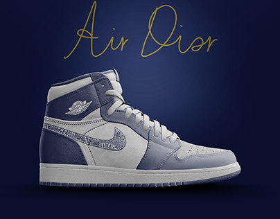 Project thumbnail - Nike x Dior Sneaker Design: Air Dior "Triumphant"