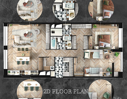 2D floor plan (sketch)