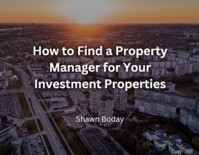 How to find a Property Manager for Your Investments