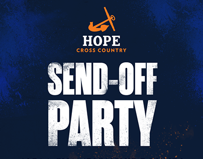 Cross Country Send-Off Party Poster