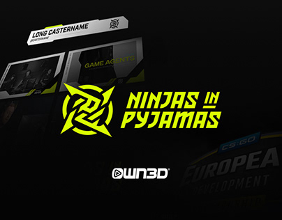 Ninjas In Pyjamas (NIP) Animated Stream Design