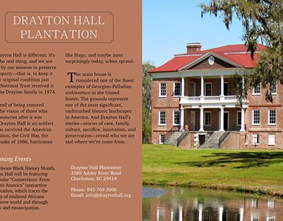 Drayton Hall Plantation Ad